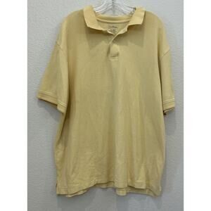 L.L. Bean Men’s XL Yellow Polo Shirt